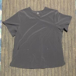 Women's Gray Scrub Top